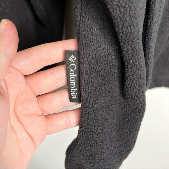 Columbia Womens Size Medium Black Fleece Full Zip Jacket Sweater Layer Outdoor - Picture 5 of 11